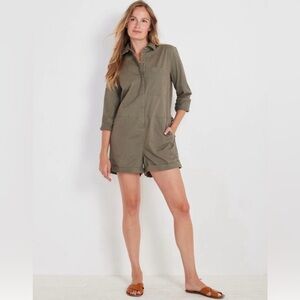 Olive Green Utility Jumpsuit